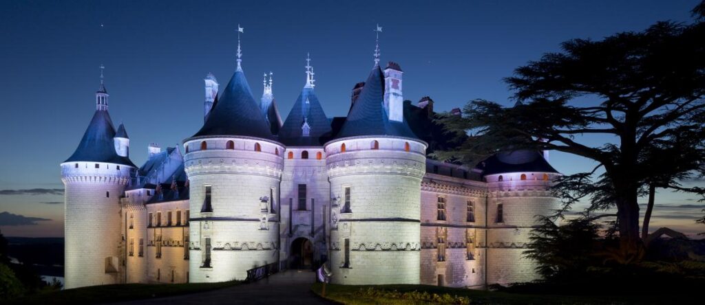 Chaumont-sur-Loire de nuit