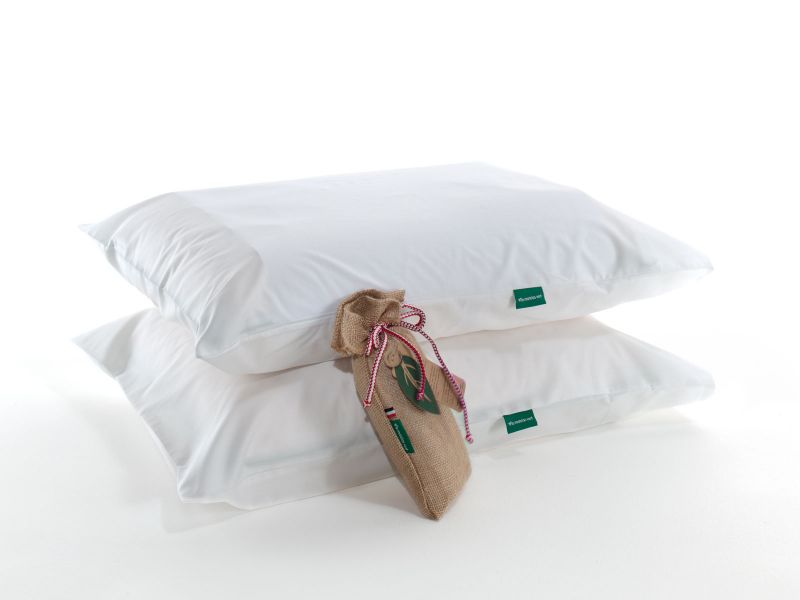 Le matelas vert taies-d-oreillers