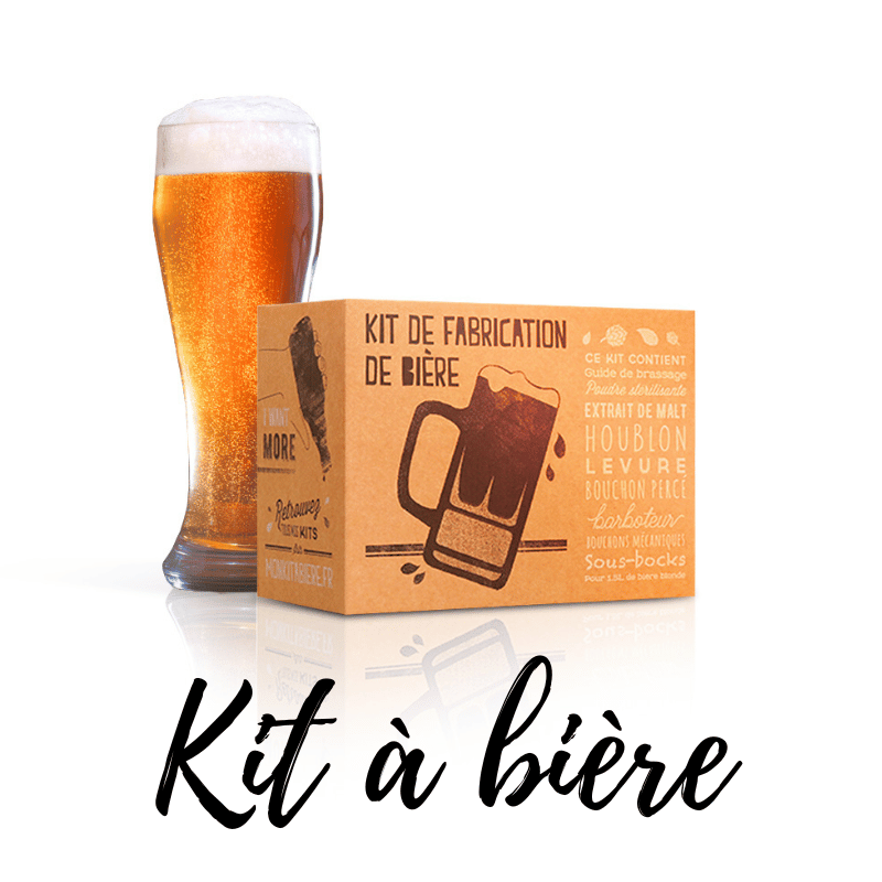Monptibrassage Kit Brassage Bière Artisanale, Pale Ale, Bouteilles + 100  Capsules, Idée Cadeau Original